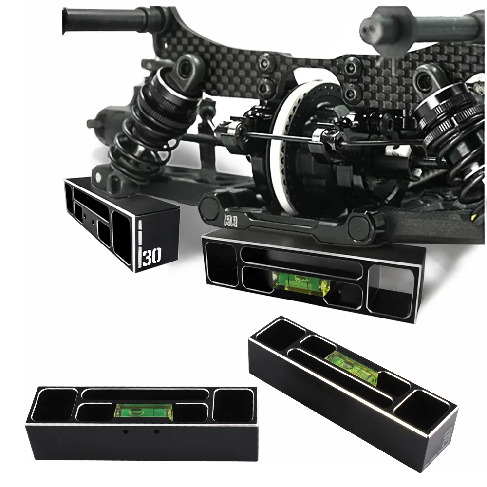 

9IMOD 30MM Chassis Droop Blocks Chassis Adjust Brick Ruler 2PCS Metal Repair Tools For 1/8 Remote Control Racing Drift Car