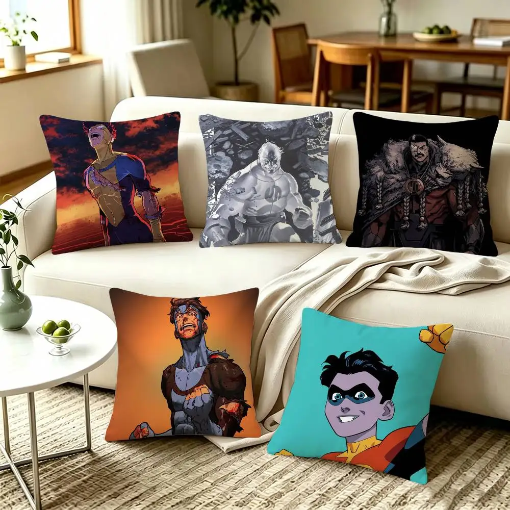 Invincible Anime  Home Sofa Cushion Covers and Aecorative Custom Pillow Covers