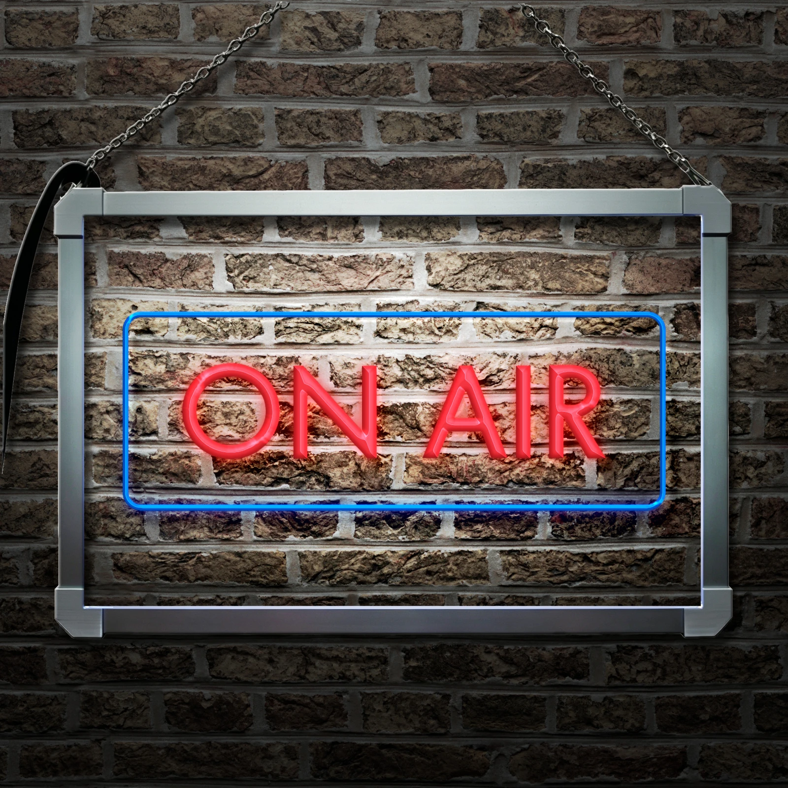 On Air Recording Studio-LED Neon Sign with Independent Dual Color Control,Wall Decor Light for Party Wedding Shop