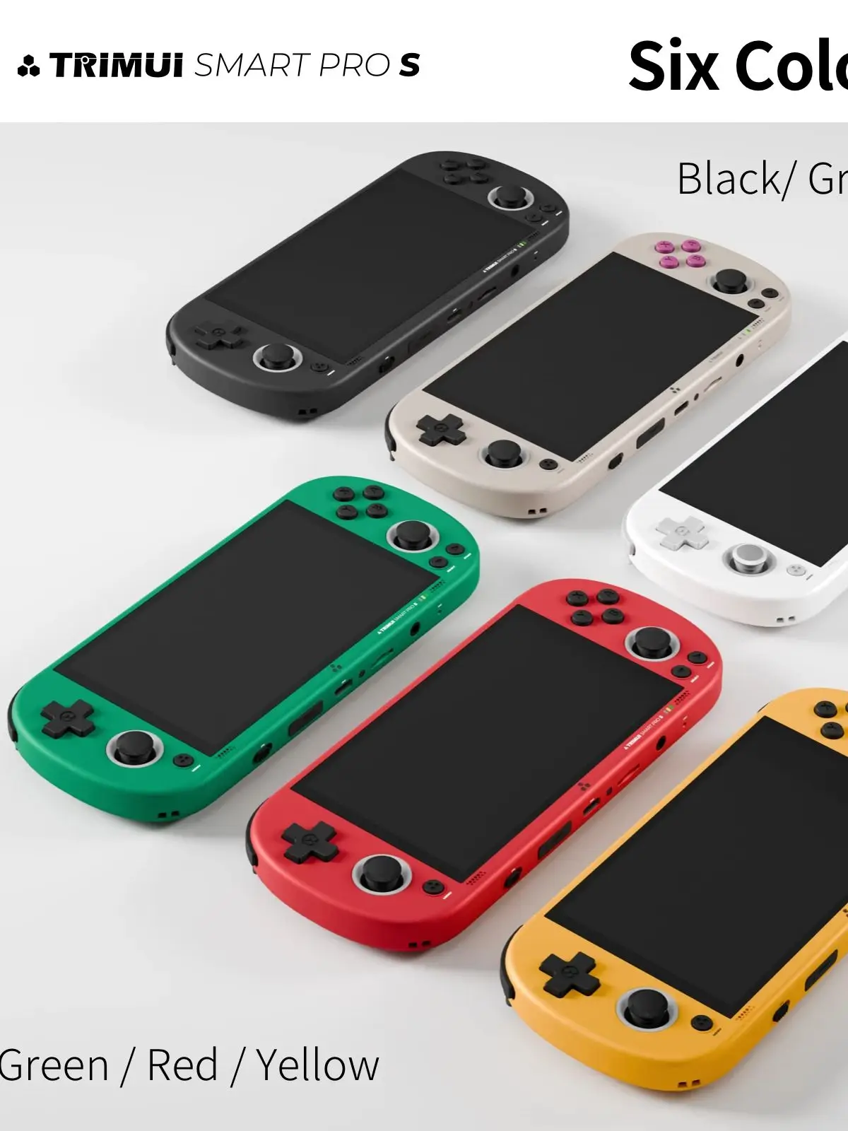 Trimui Smart Pro S TG5050 Handheld Gameconsole - Beste voor PSP-games, Octa-core 2.0GHz, 4.96 inch IPS-scherm, 5000mAh batterij - afbeelding 2