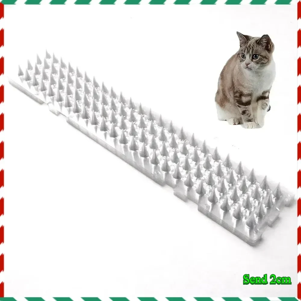 

Outdoor Transparent Clear PET Bird Defender Spikes Strips for Indoor Outdoor use Keep Pigeon, Squirrel Off