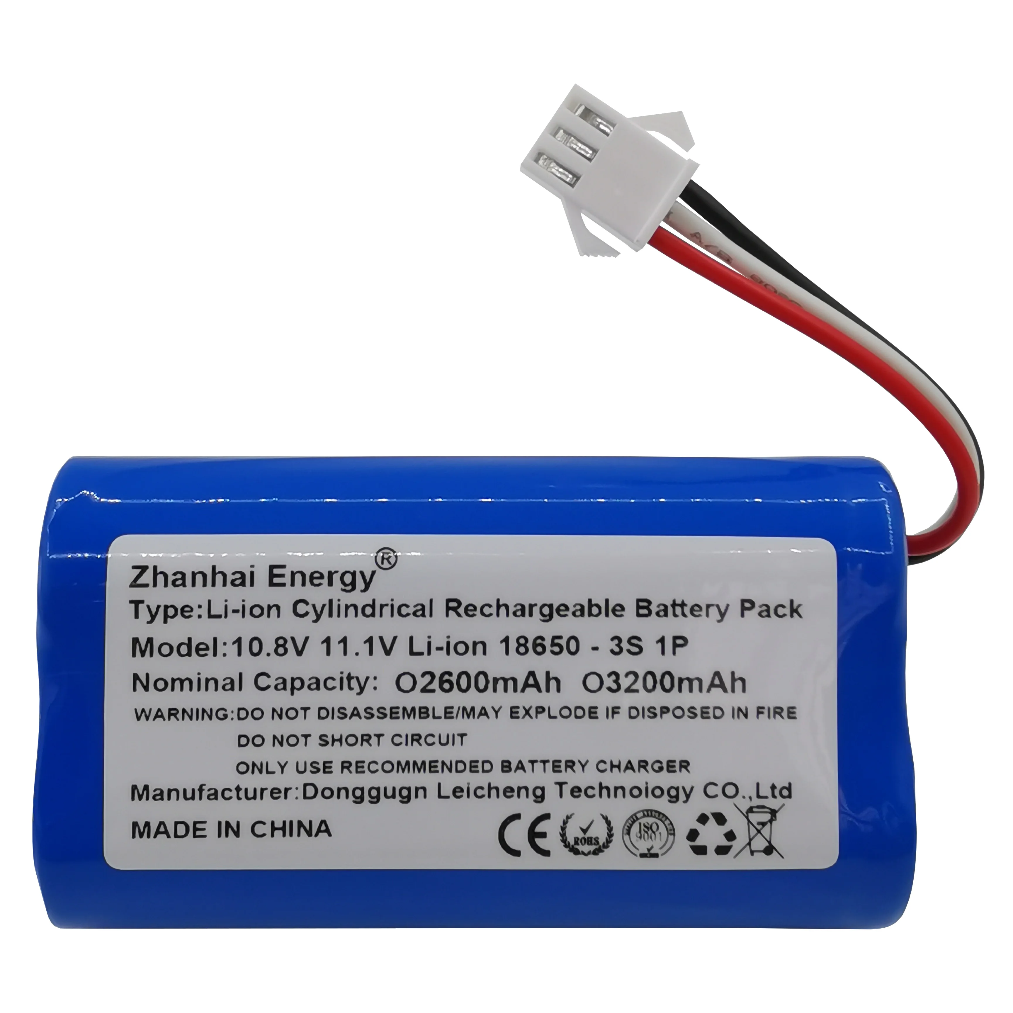 10.8V 11.1V 2600mAh 3200mAh Li-Ion แบบชาร์จแบตเตอรี่ Pack สําหรับ Ecovacs หุ่นยนต์สูญญากาศ D36A D36B D36C D36E DA60 DB35