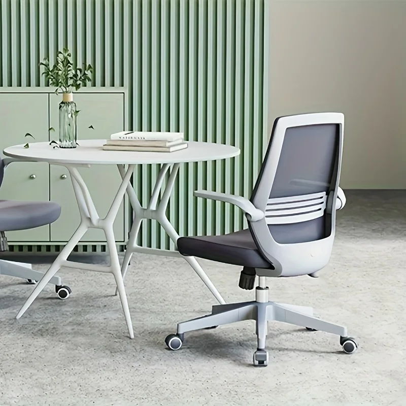 

Инженерное кресло для человека M77, модное компактное офисное кресло для обучения конференций, серое.