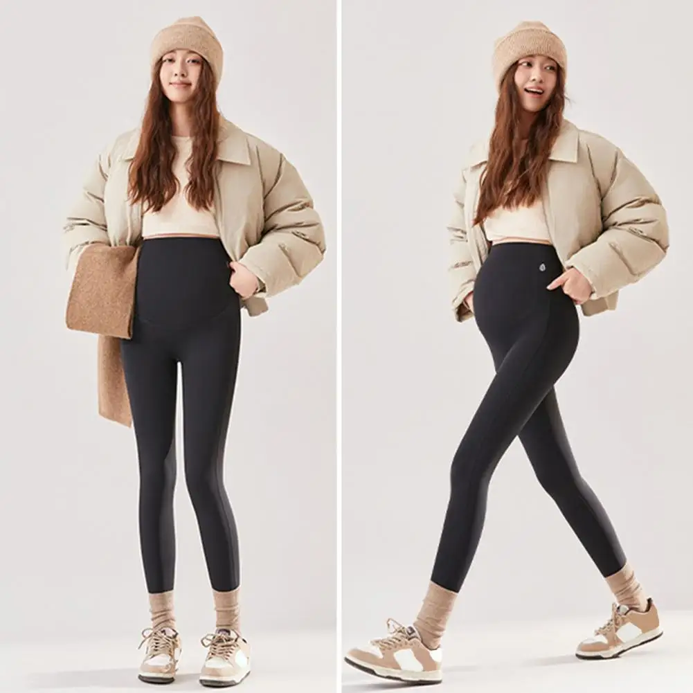 الحمل السراويل البطن دعم سليم صالح عالية الخصر طماق النساء أسفل السراويل ربيع الخريف العمل الترفيه اليوغا ملابس الحمل #2