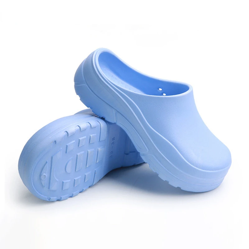 Solid Color Medical Shoes Female Nurse Slippers EVA Laboratory Doctor Clogs Non Slip Nurse Surgical Shoes Dentist Work Slippers