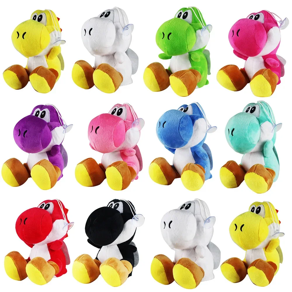 

18cm Yoshi Plush Toy Doll Kawaii Cute Anime Game Yoshi Dragon Plushie Ornaments Soft Stuffed Animals Toys Children Kids Gifts