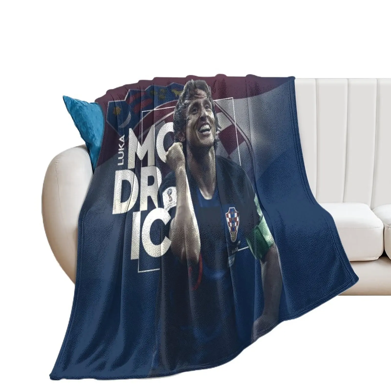 

Art Luka Modric Throw Blanket christmas gifts Decorative Sofas Tourist Loose Blankets