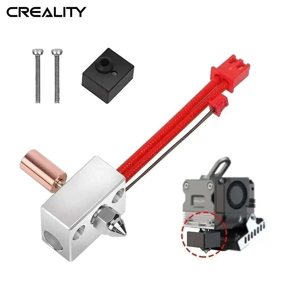 Creality official Ender-3 S1 /CR-10 Smart Pro/Sermoon V1 / pro Sprite Extruder Upgrade Heater Block Kit High Temperature 300℃