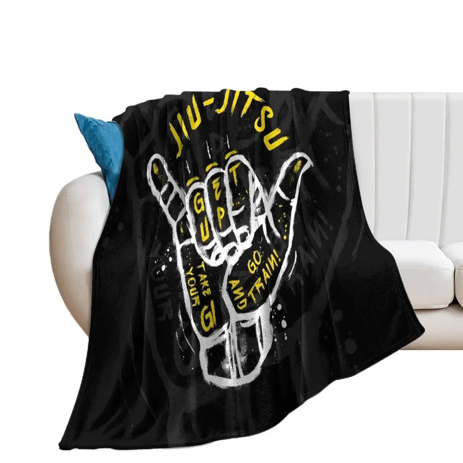 Jiu-jitsu. Go train! 2 Throw Blanket Large Luxury Designer anime Bed linens Blankets