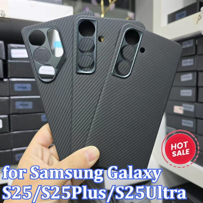 

Carbon Fiber Magnetic Case for Samsung Galaxy S25/S25Plus/S25Ultra Luxury Anti-Fingerprint Hard Case