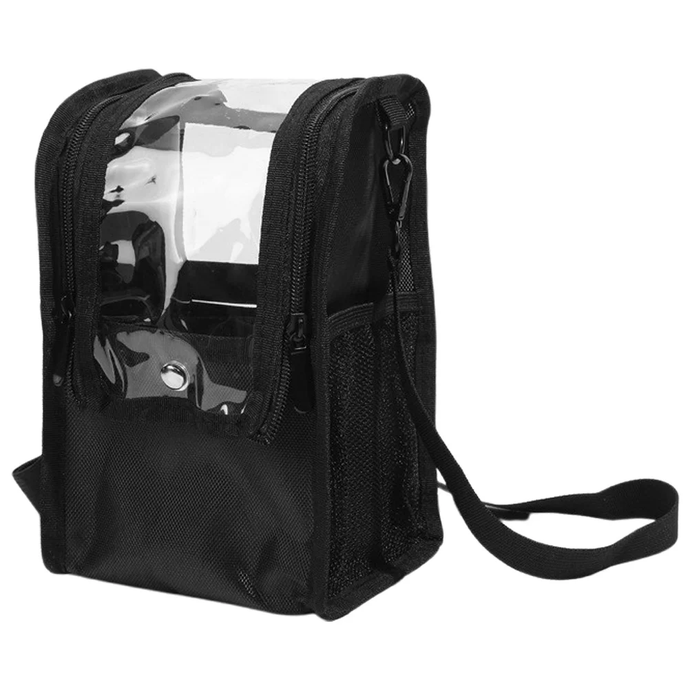 حقيبة فنان مكياج احترافية ذات سعة كبيرة، مقصورات شفافة، حقيبة أدوات محمولة لتنظيم الجسم