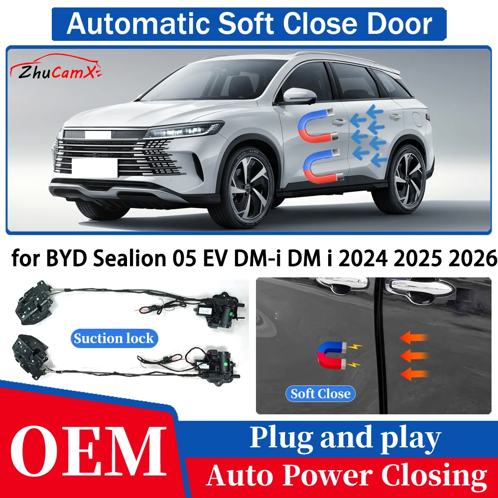 

for BYD Sealion 05 EV DM-i DM i 2024 2025 2026 OEM Car Automatic Soft Close Door Electric Suction Kit Auto Power Closing System