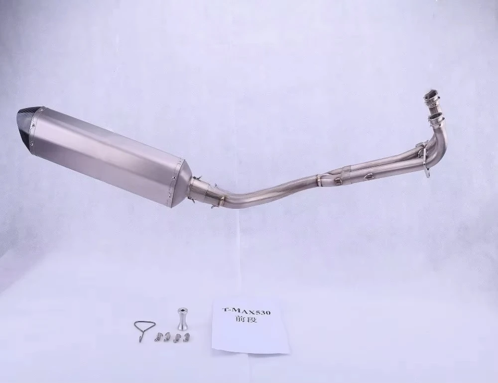 Modified Exhaust Muffler Motorcycle System for 125cc Scooter, Aftermarket Performance , Universal Escape Pipe, Parts