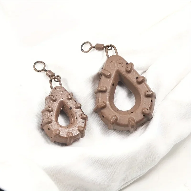 Piombo da pesca in stile europeo con pesi Ultimate girevoli a scatto per canne da pesca alla carpa con fondo da pesca