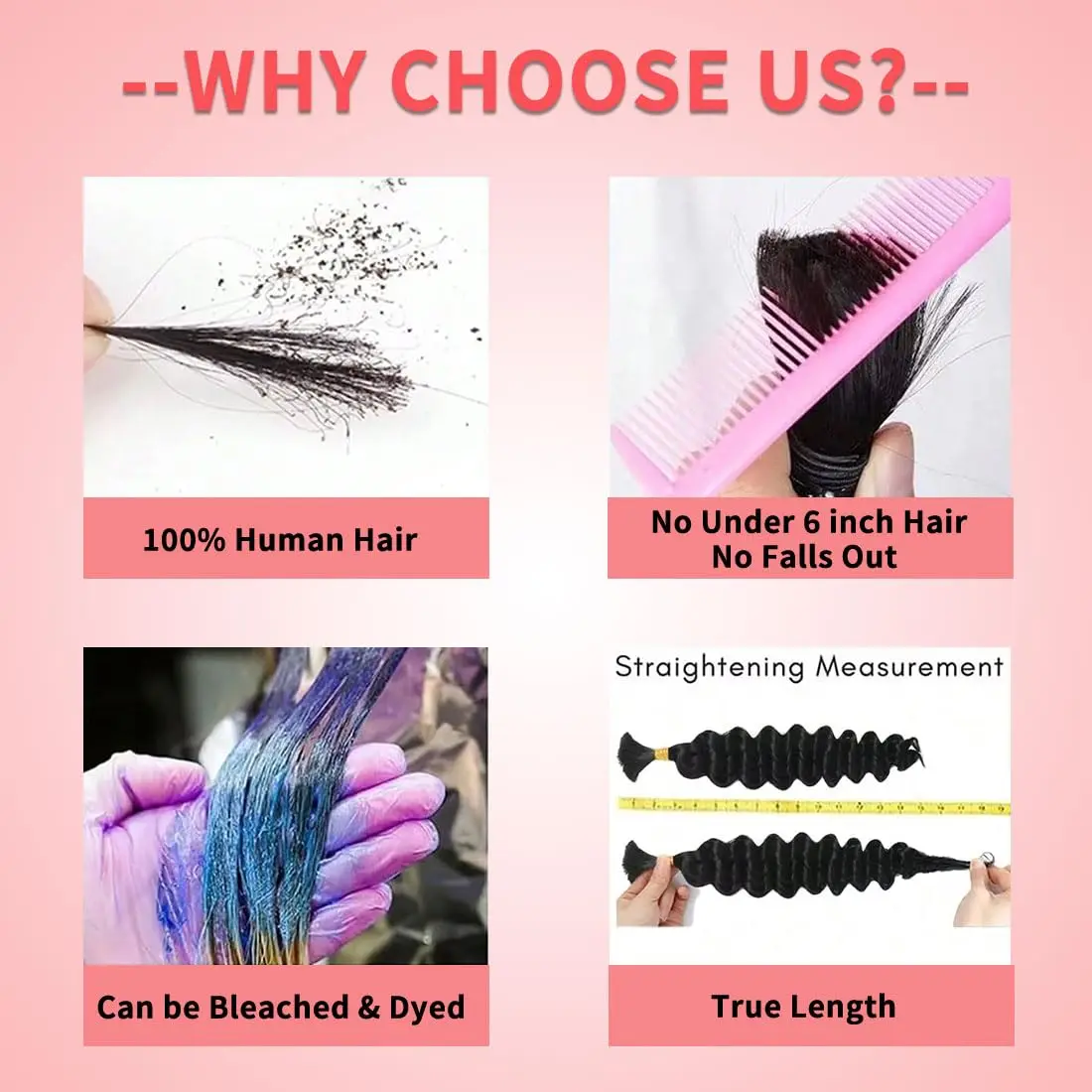 Bora Braids 인간의 머리카락 땋기 딥 웨이브 벌크 곱슬 인간의 머리카락 물결 인간의 머리카락 확장 땋기 대량 인간의 머리카락