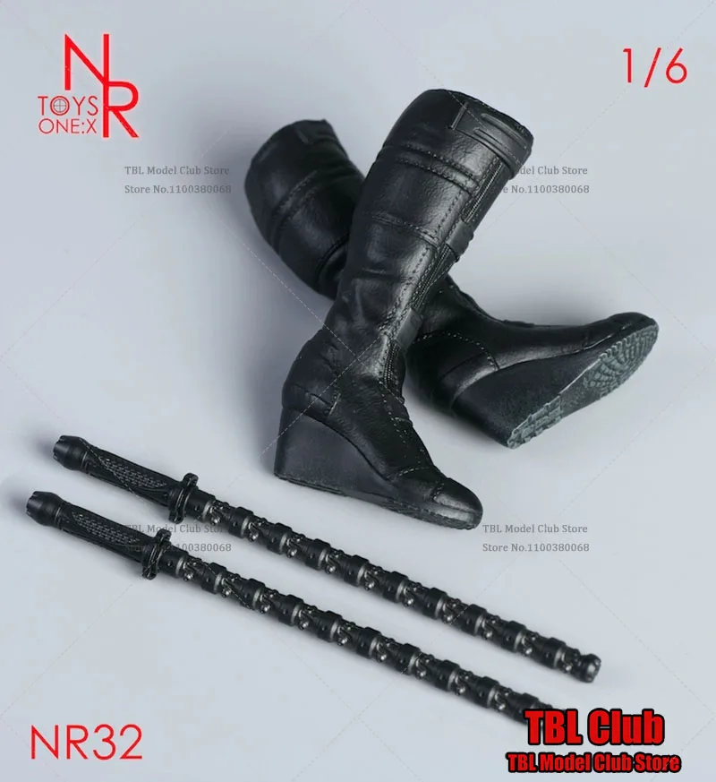 In Stock NRtoys NR32 1/6 Scale Female Combat Boots Short Shoes Solid Inside Fit 12'' Soldier Detachable Feet Action Figure