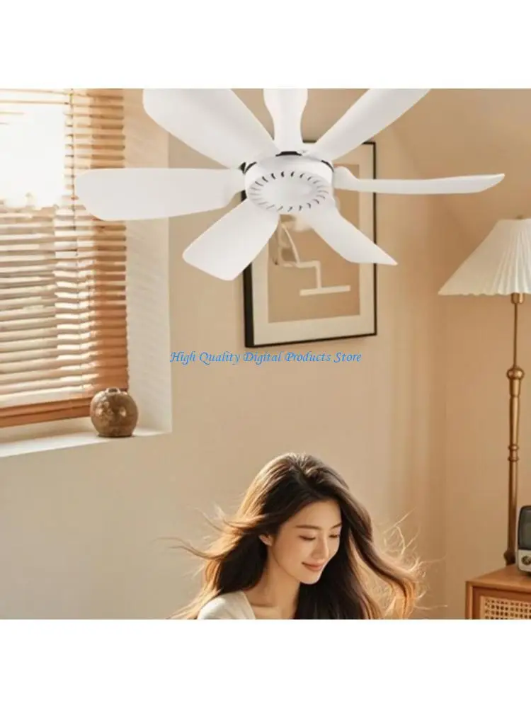 

U2JE Portable USB Hanging Fan For Camping Tent Outdoor With 6 Blade 5V Powereds 1.7M Cable