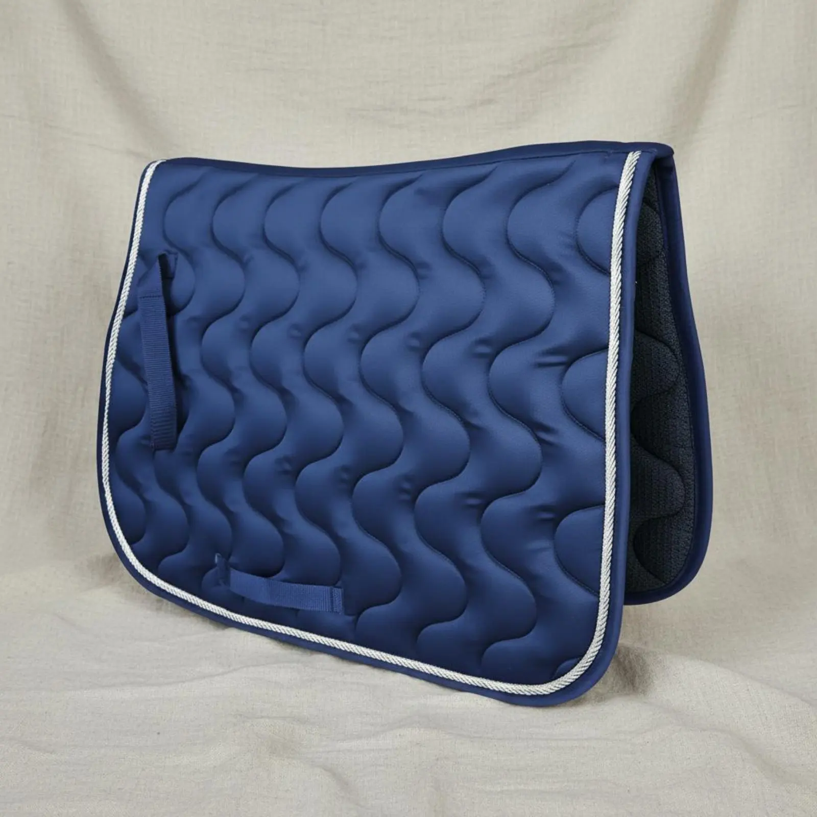 double-piped-saddle-cloth-breathable-hexagonal-lining-all-purpose-saddle-pad-english-riding-pad-comfort-padding-for-training