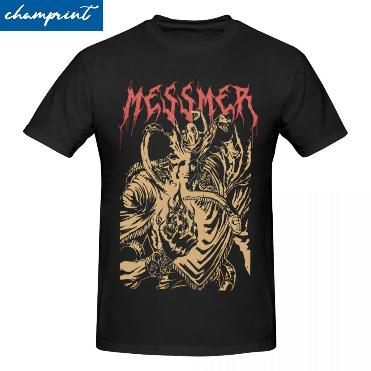 Eldened-Ringed Messmer The Impaler Shadow Of The Erdtree T Shirts Men Women Cotton Humorous T-Shirts Tees Short Sleeve Clothes