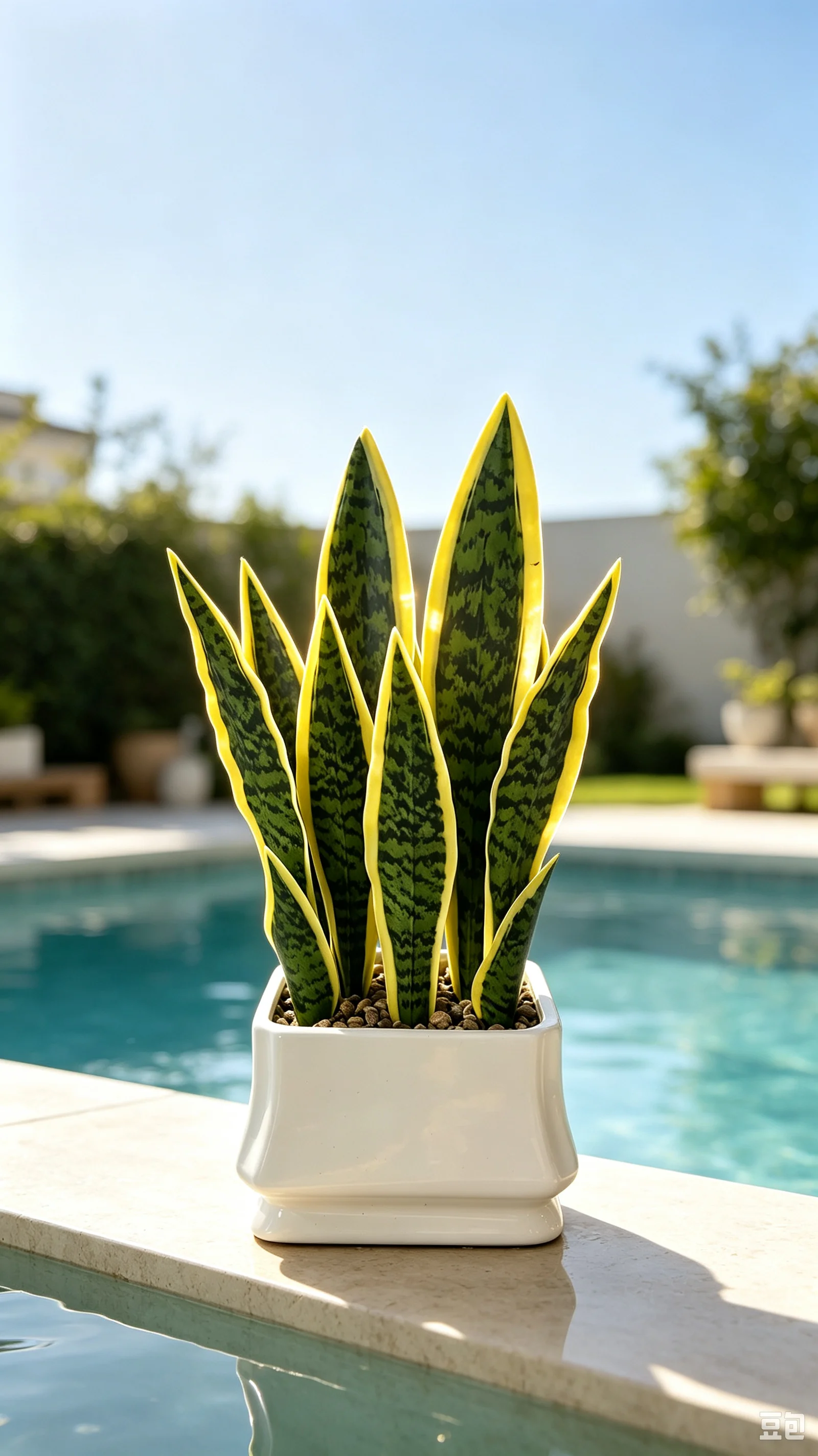 Artificial Sansevieria Plant i - огляд і ціна Snake Plant Ceramic