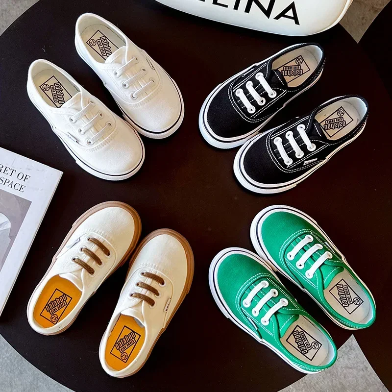 

Children's Canvas Shoes Kids Sneakers Fashion Kids Autumn New Sneakers Toddler Girl Shoes Boys Design Flat Soft Casual Shoes