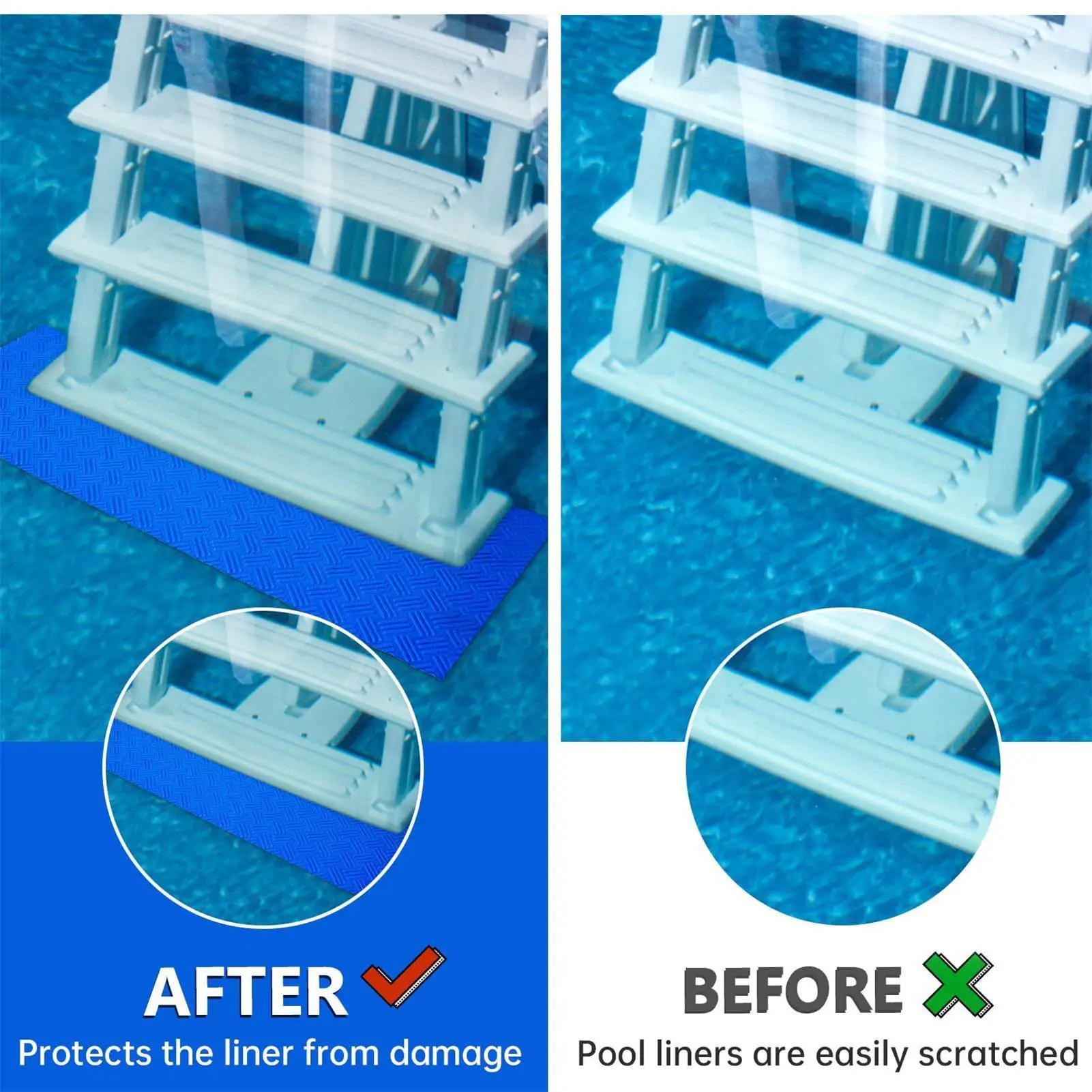 Colchonetas antideslizantes para piscina, cubierta de barco, protección cortable, alfombrilla antideslizante para Pedal, suelo marino, yate, almohadillas de escalera para piscina