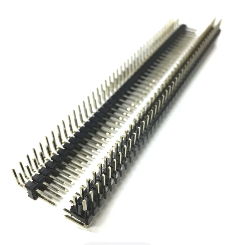 10PCS 2X40PIN 2.54MM 40 PIN Connector 40pin Strip 40p 2*40PIN Double Row Male Pin Header