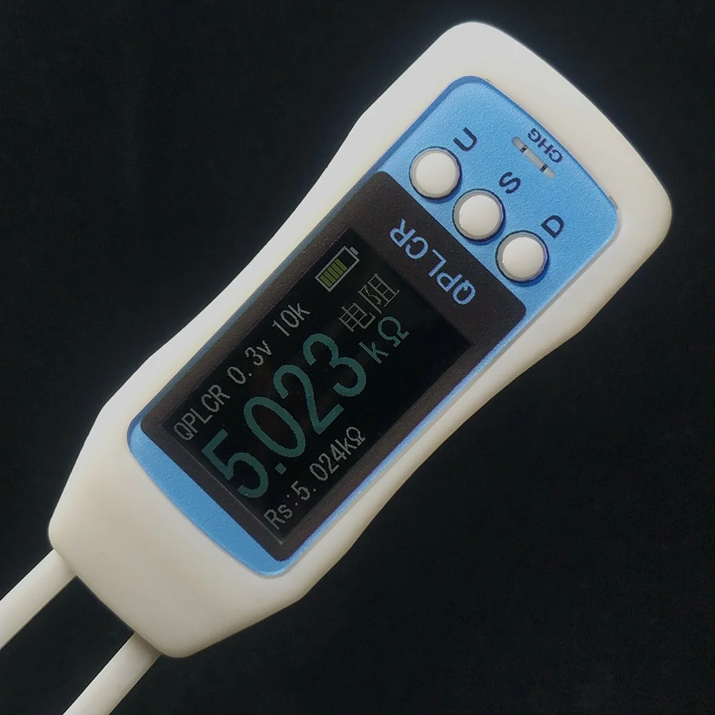 مقياس جسر LCR محمول باليد ، شاشة رقمية ، ملاقط SMD الذكية ، السعة ، الحث ، جهاز اختبار المقاومة