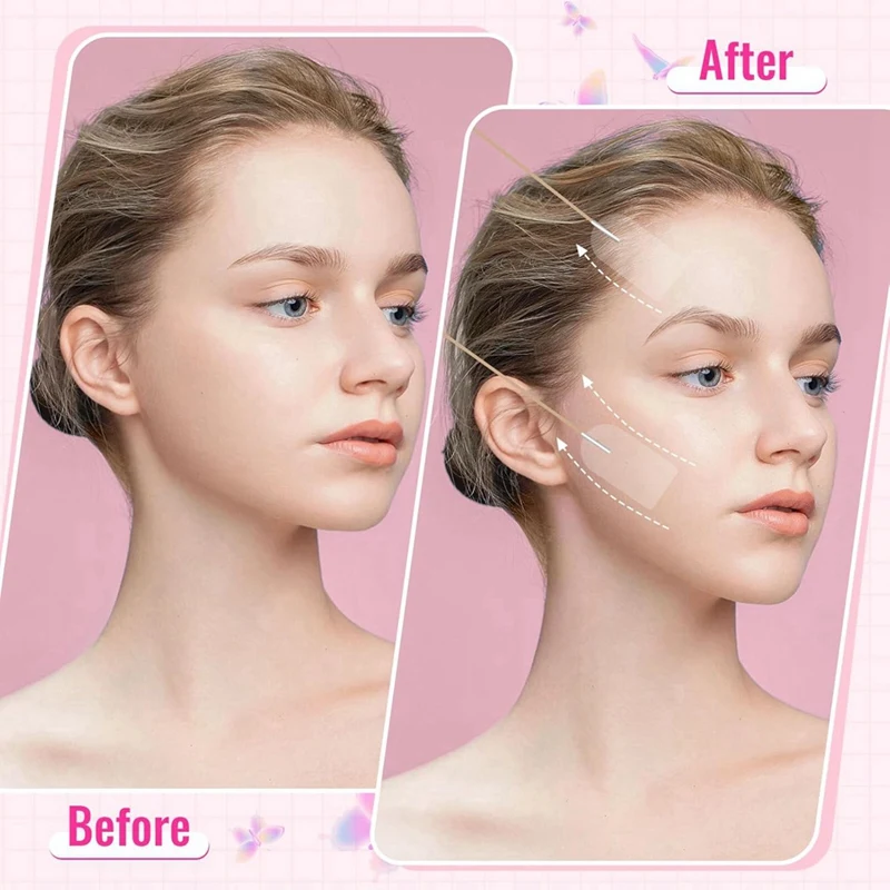 Instant Face Lift Tape with String 100 PCS Ultra-Thin Face TapeJAS