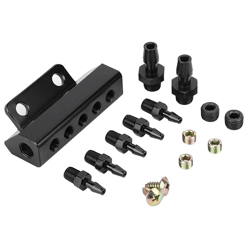 

Вакуумный коллектор, 5-портовый автомобильный вакуумный блок, впускной коллектор, Топливный Газ, отходы Turbo Boost