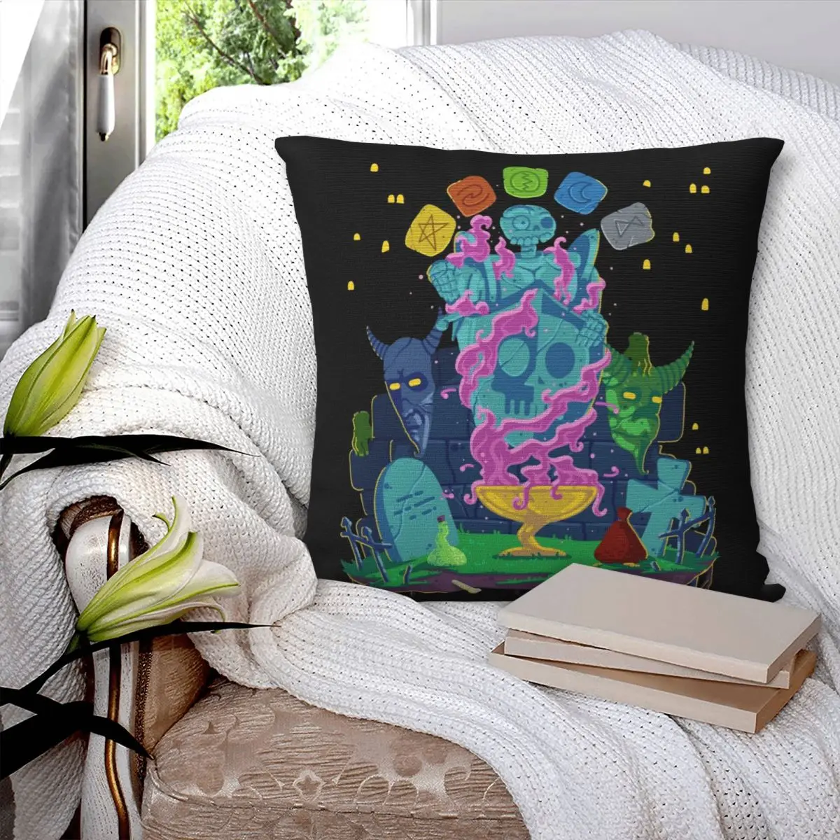 Undead Hero Square Pillowcase Polyester Pillow Cover Velvet Cushion Zip Decorative Comfort Throw Pillow For Home Bedroom