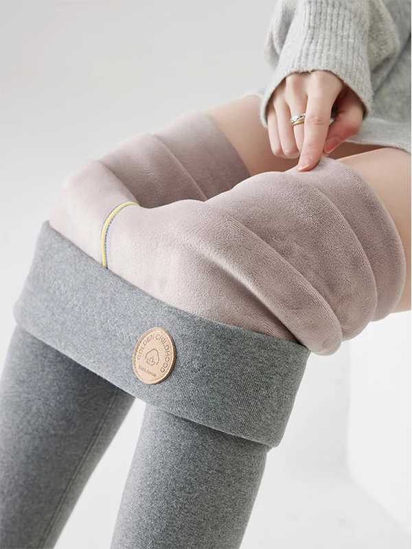 

Женские брюки для йоги на подкладке, теплые облегающие боты, осенне-зимняя верхняя одежда больших размеров, специальные хлопковые брюки в северо-восточном стиле