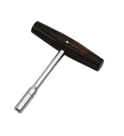 Accurate Piano Repair Tuner Soundboard Repair Tool 1710/1710A T-type Wrench (Redwood Handle)