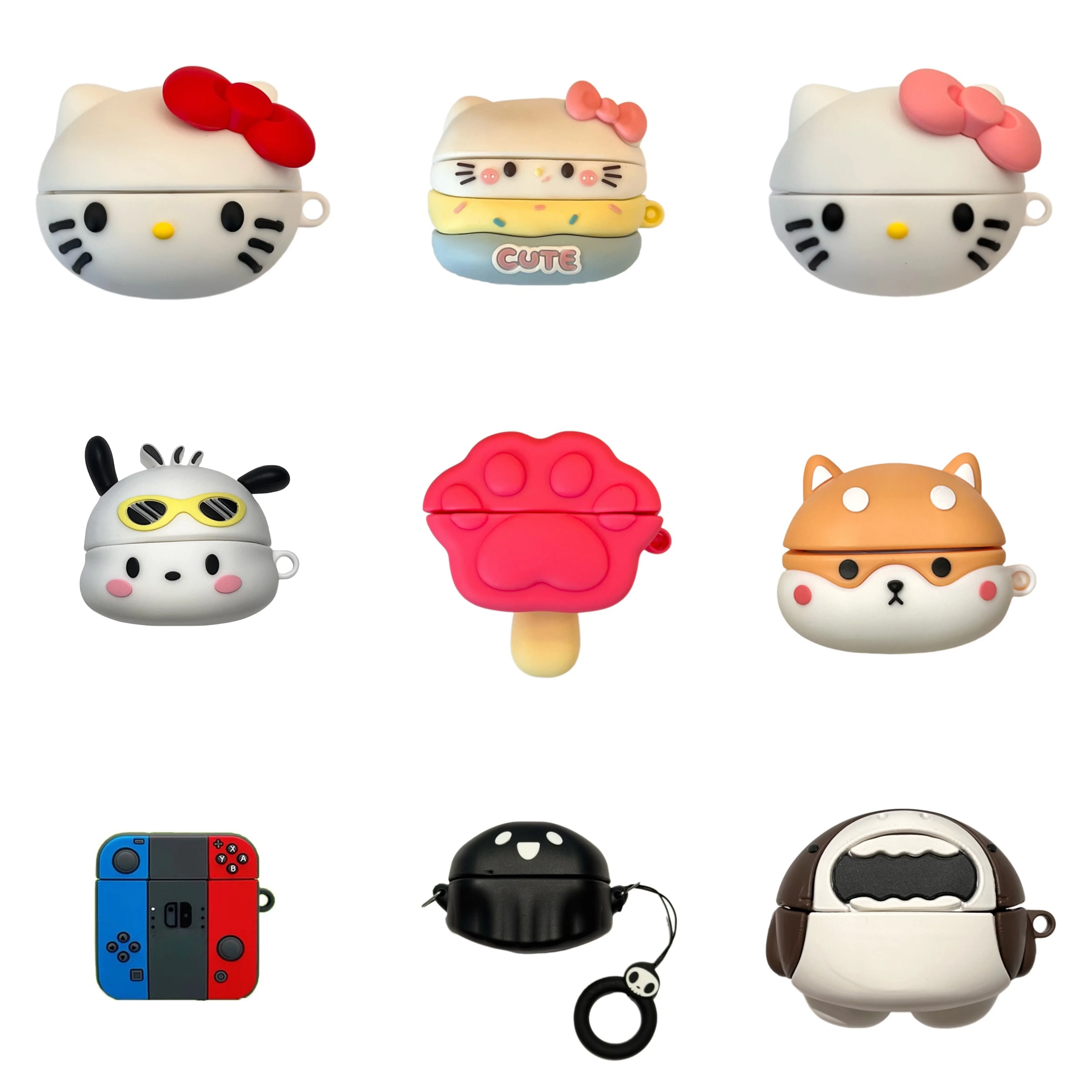 

New Cute Cartoon Silicone Cover Case for Samsung Galaxy Buds 4 / Buds 4 Pro Earphone Case Wireless Bluetooth Protective Sleeve