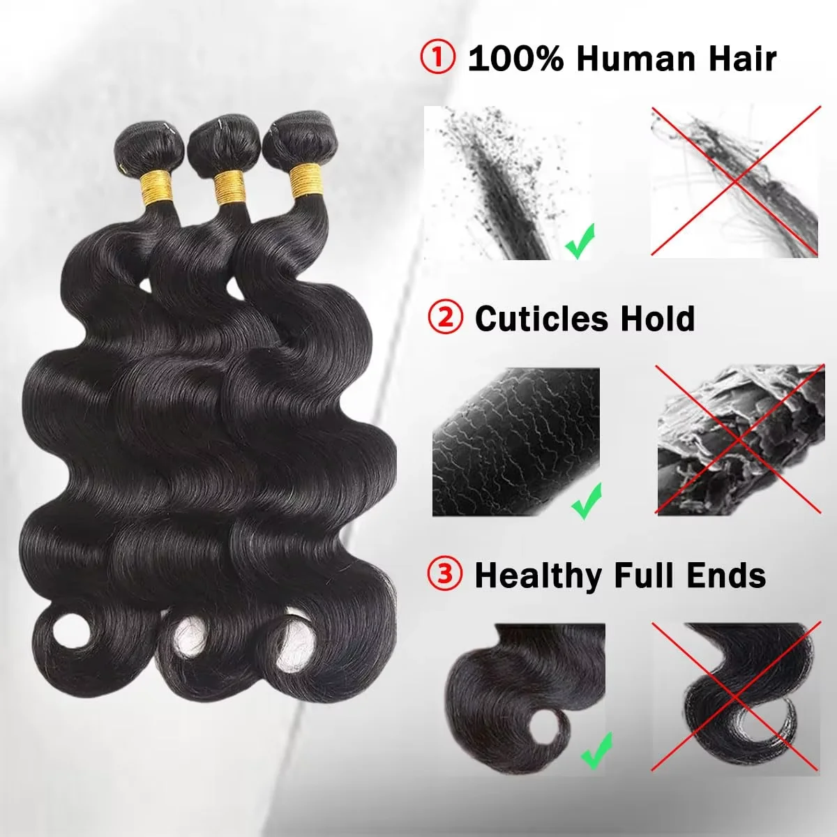 30 32 Inch Body Wave 1 3 4 Bundles Brazilian Hair Water Wavy 100% Human Hair Bundles Double Weft Human Hair Extensions For Women