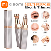 Xiaomi 2in1 Women Electric Epilator USB Charging Portable Hair Remover Bikini Painless Shaver for Women Facial Eyebrow Trimmer