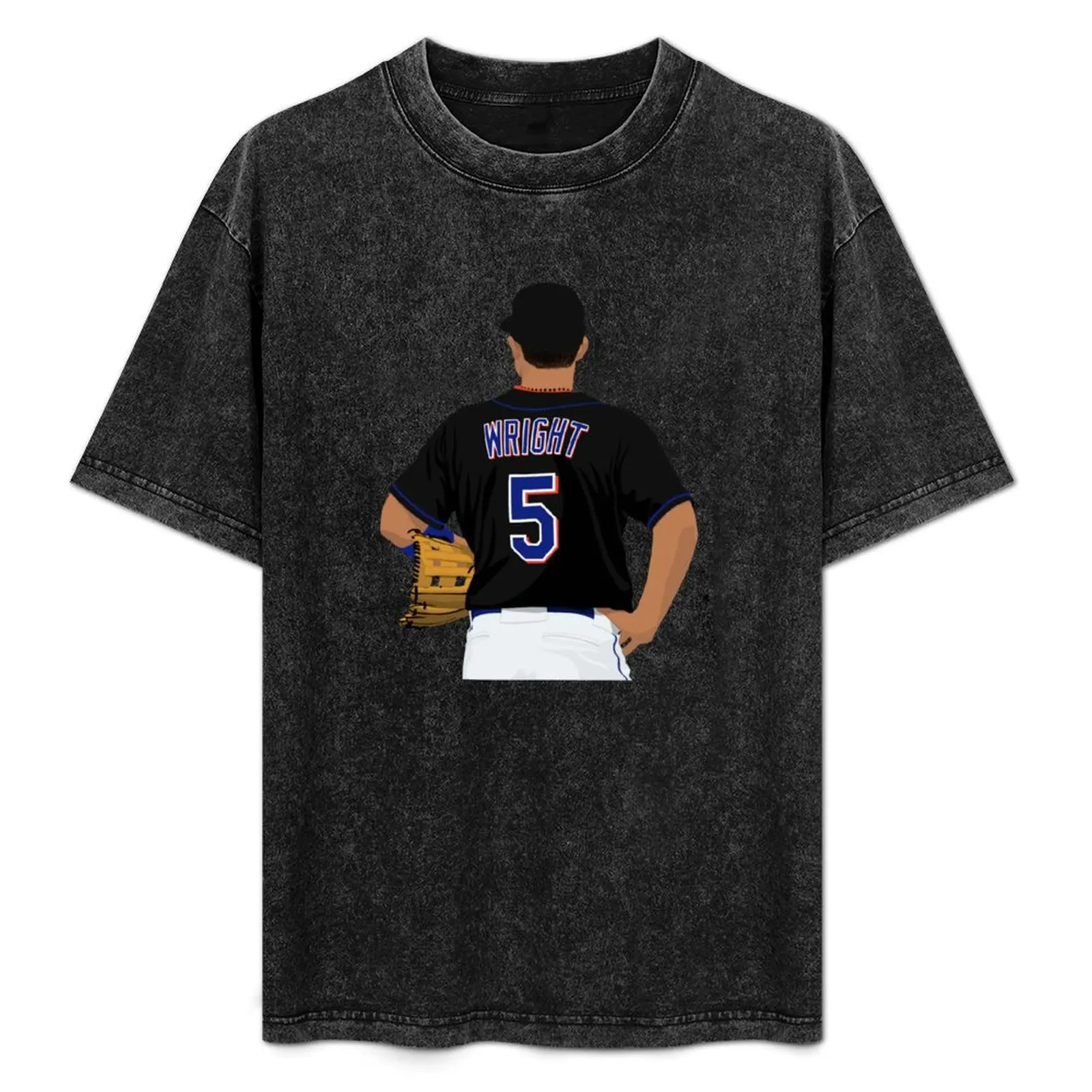 

David Wright 5 T-Shirt Large Size Loose Casual Tee