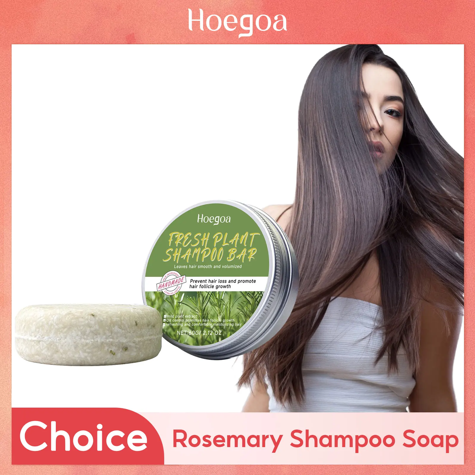 

Rosemary Shampoo Soap For Hair Growth Anti Loss Deep Cleansing Scalp Reduce Dandruff Oil Control Hair Root Strengthening Shampoo