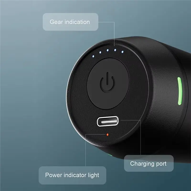 ABGP-مسدس تدليك لاسلكي 5500-7000 دورة في الدقيقة اهتزاز الأنسجة العميقة لتخفيف آلام العضلات فآسيا ملزمة الزناد نقطة العلاج #2