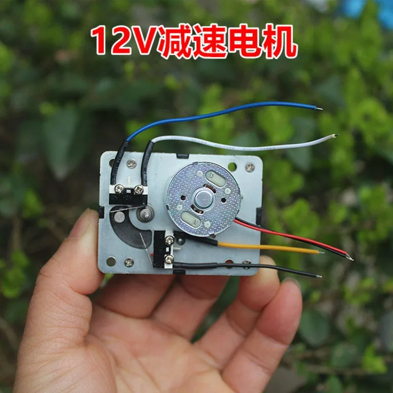 DC5-12V Mini Reversible Valve Motor, 90 Degree Limit Feedback Signal, All Metal Gear Reduction Box for Automated Valve Control