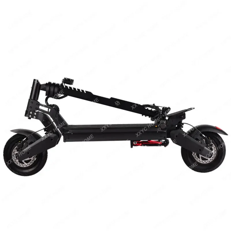 Double Drive Adult High-Power off-Road 90km Endurance 10-Inch Foldable Electric Scooter