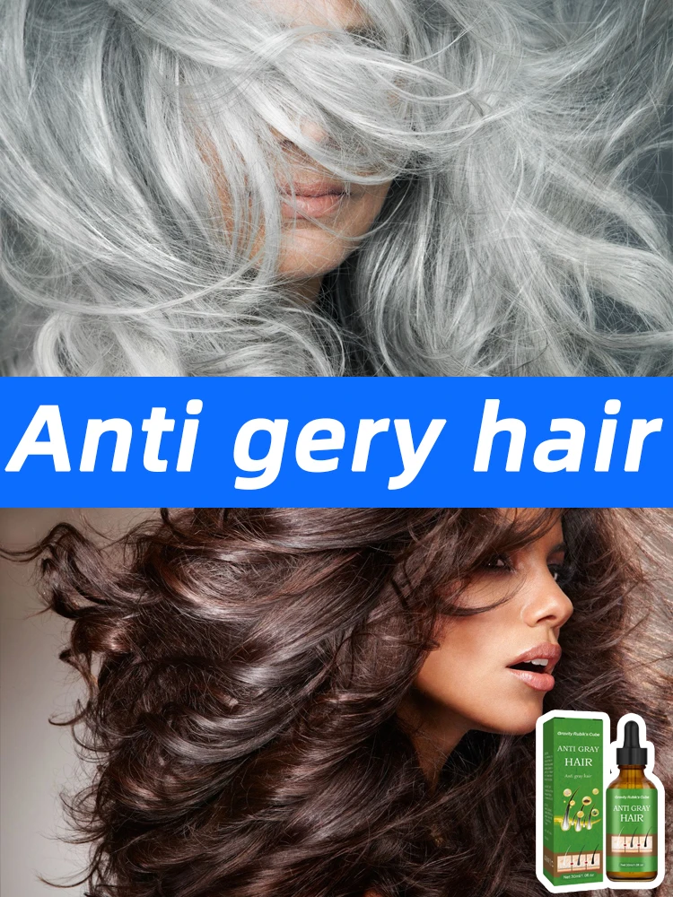 

Anti Grey hair White to Black Natural Color Repair Nourishing