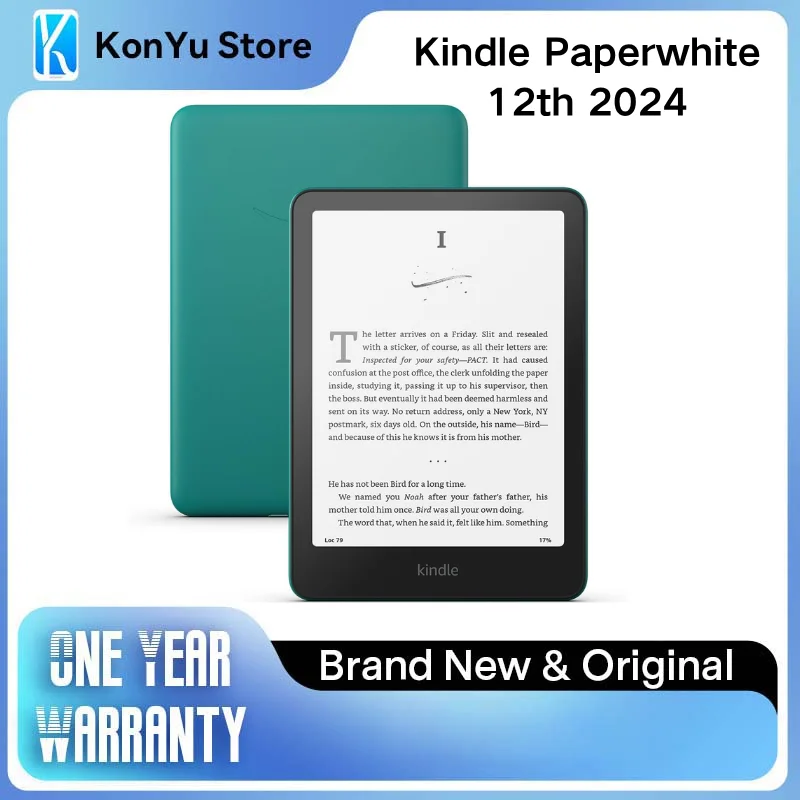 Kindle Paperwhite 12th Generation 2024 E-Reader 7" 300PPI IP