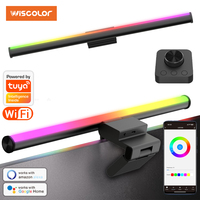 Wiscolor TUYA LED Desk Lamp Monitor Light Bar Stepless Dimming Lighting Table Lamp Computer Monitor Screen Light for Work/Gaming