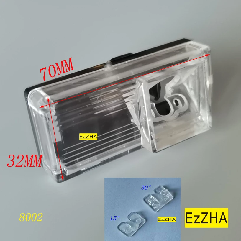 EzZHA Car Rear View Camera Bracket License Plate Lights for Toyota Reiz Land Cruiser 120 Prado LC100 LC200