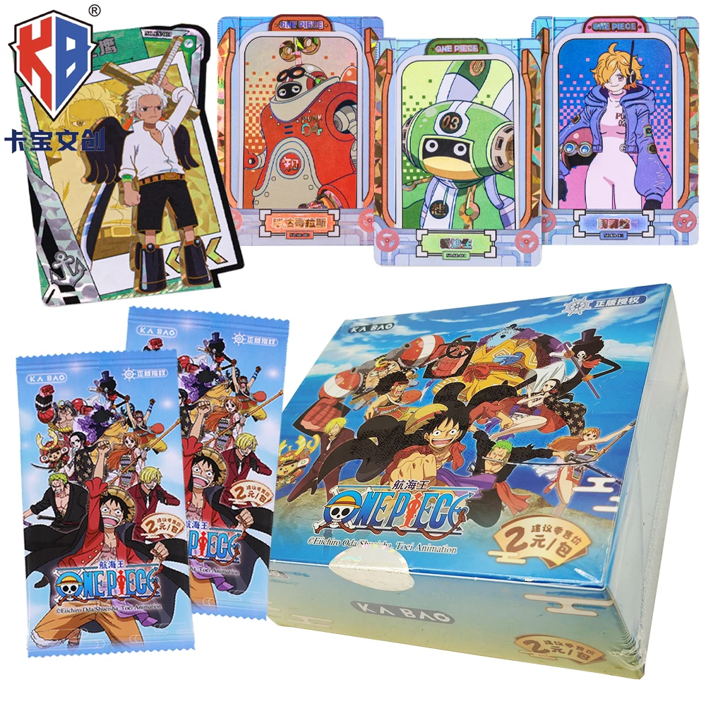 

KABAO Genuine One Piece Collection Card Japanese Fantasy Anime Character Creative Pulling Design Fun Polaroid Card Toys Gifts