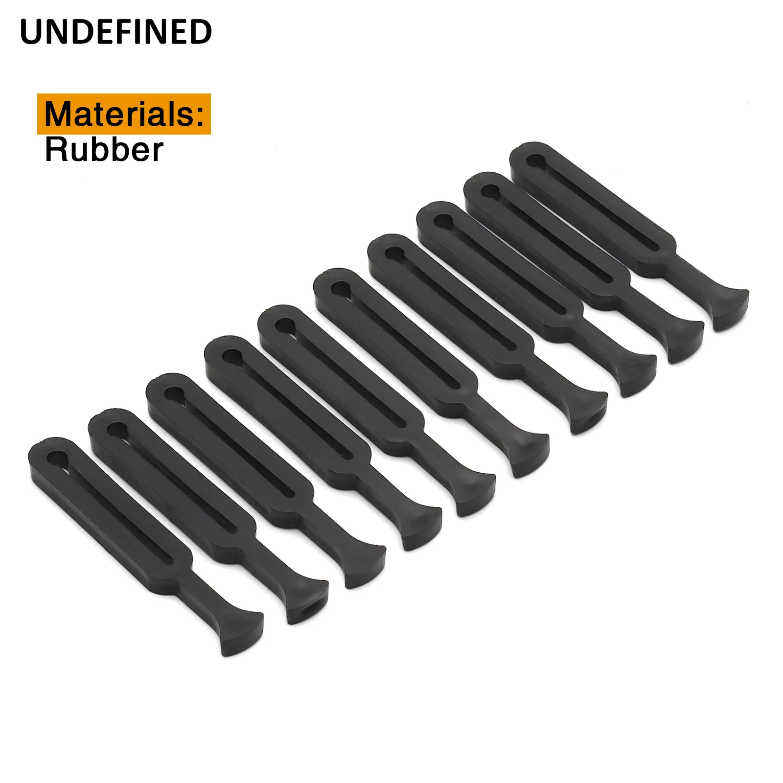 10 Pcs Windshield Rubber O-Ring Straps Black For Polaris Replace Part Number 5410970 5410387 for Yamaha 01-04 # 8K4-77223-00