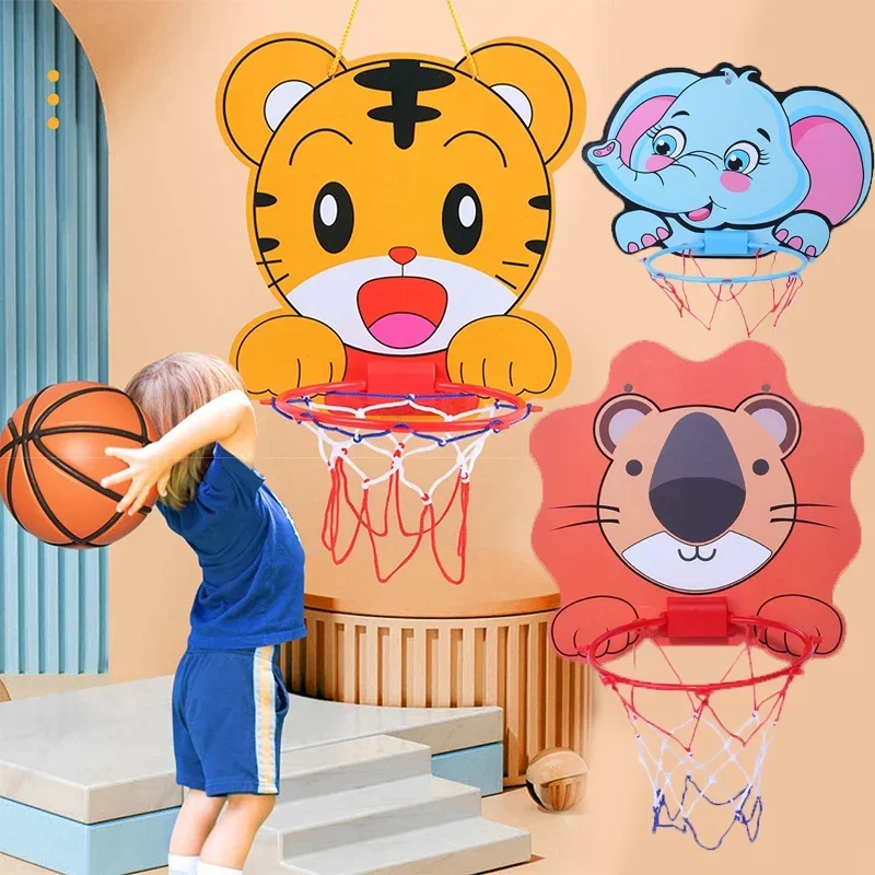 Mini Basketball Hoop Indoor Garden Toys MontessoriBoy Basketball Outdoor Sport Games for Kids Children