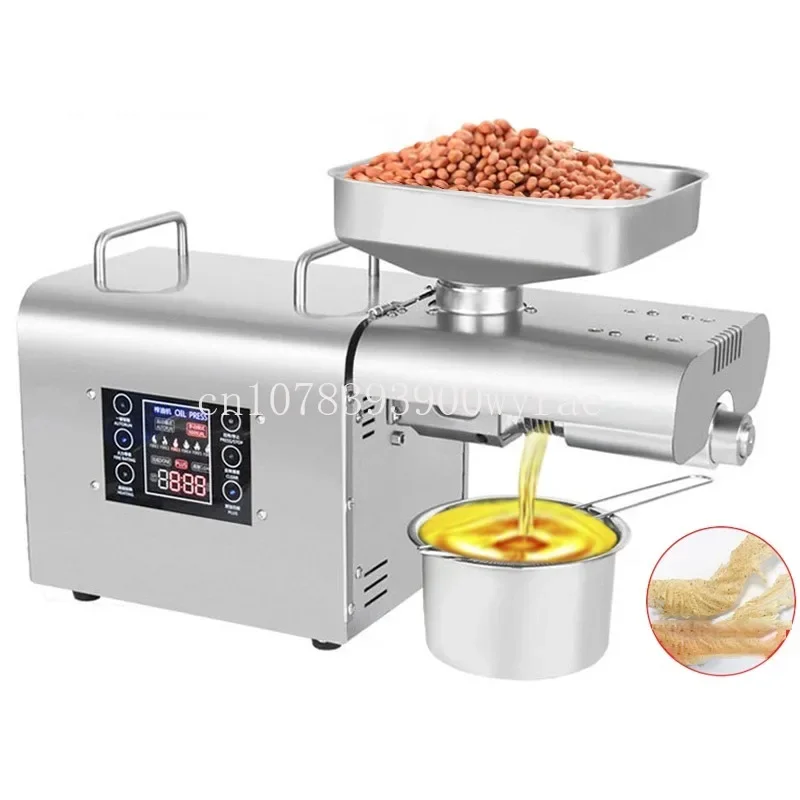 1500W（max) oil extractor K28 Automatic Oil Press Household FLaxseed Oil Extractor Peanut Oil Press Cold Press Oil Machine