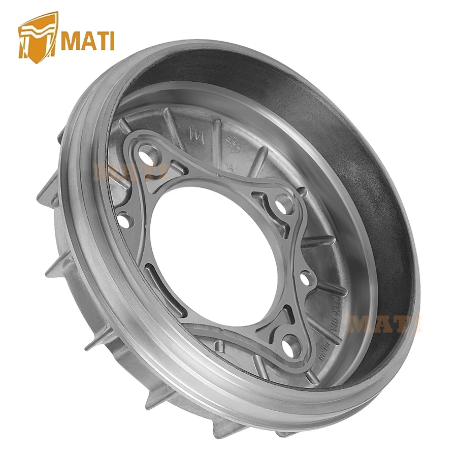 MATI Front Brake Drum for Honda Foreman 400 450 Rancher 350 400 FourTrax 300 Rubicon 500 Rincon 650 44622-HC5-000 45700-HN5-670